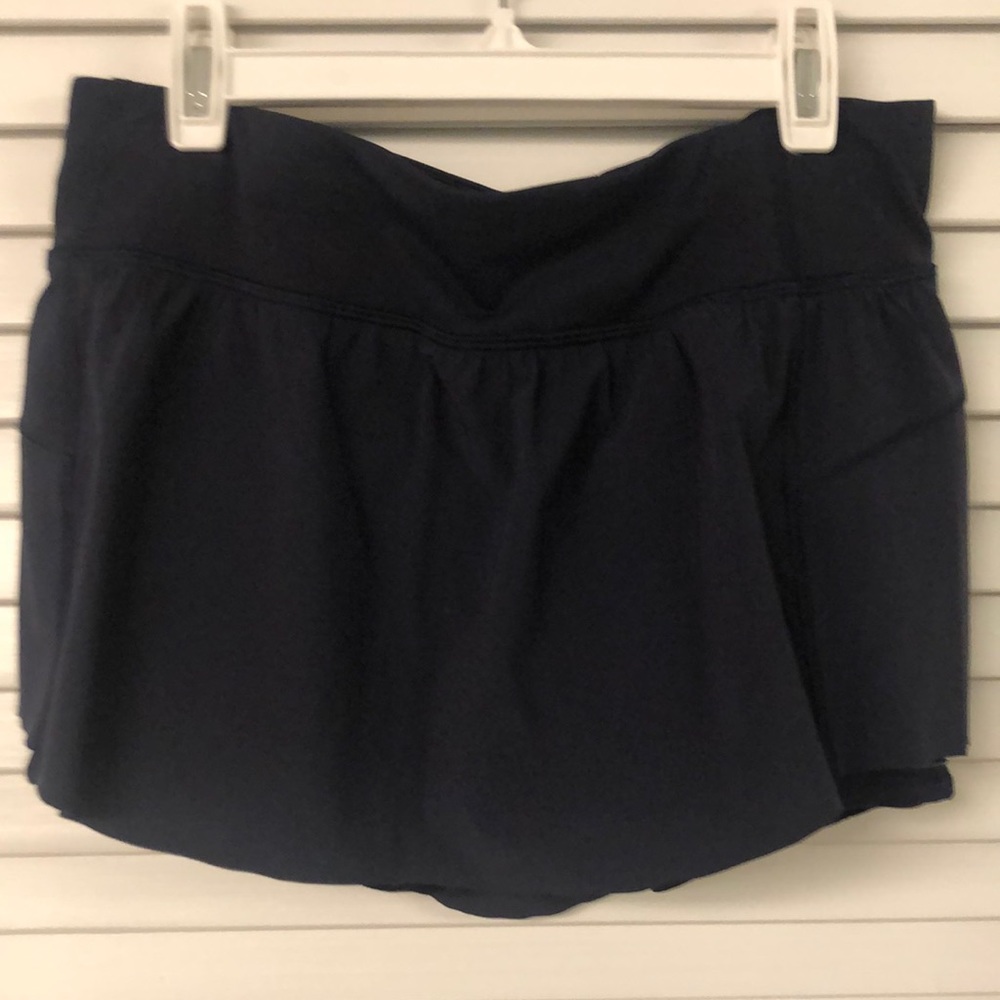 Dark Navy Lululemon Running Skort